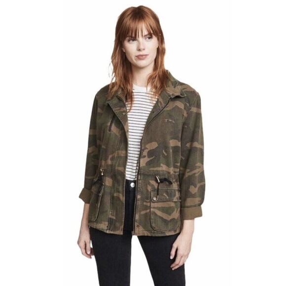 BLANK NYC Brigade Camo Military Jacket - Picture 1 of 8